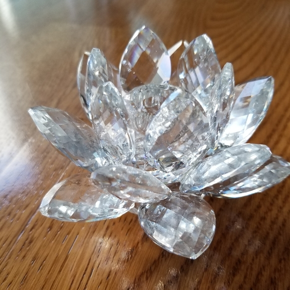 VINTAGE Swarovski crystal water lily - Picture 5 of 5